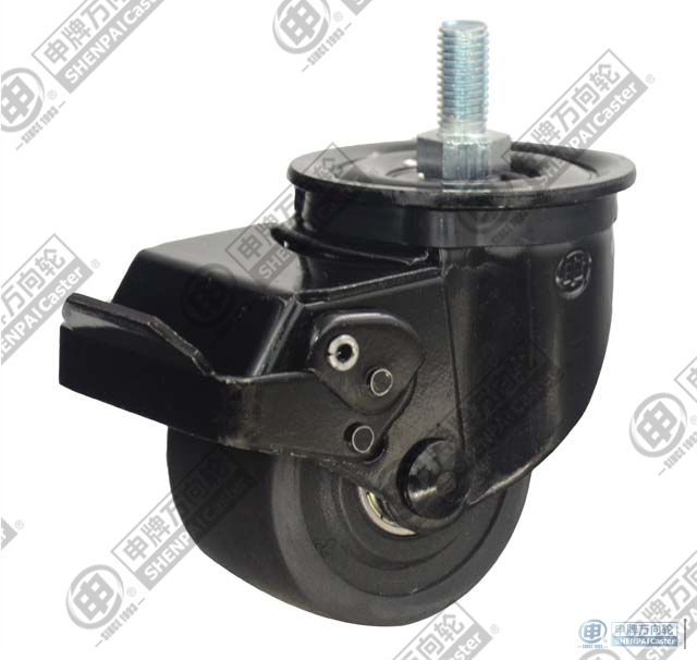 3\\"低重心螺纹杆万向刹车脚轮