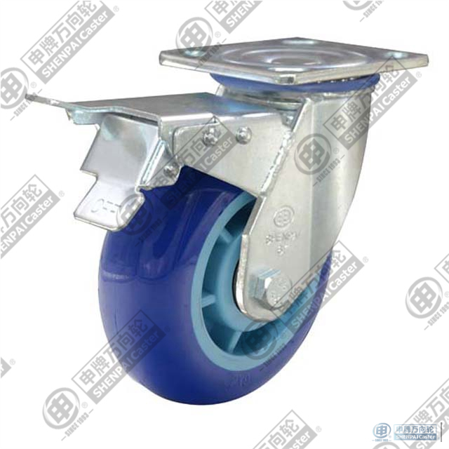 8\\" 聚氨酯锁定工业脚轮