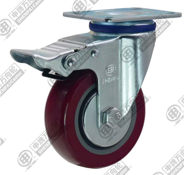 3\\"聚氨酯万向刹车（A）脚轮