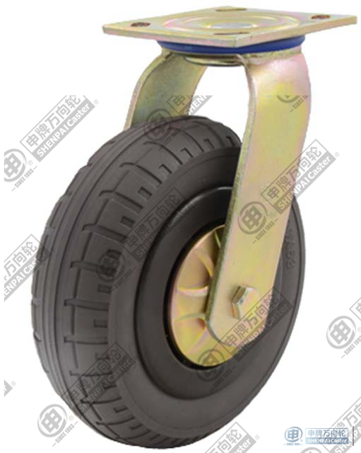 8\\"橡胶弹性泡沫万向脚轮