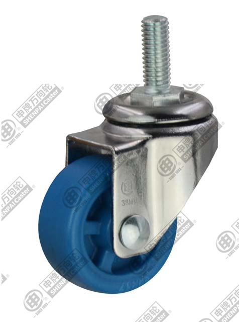 1.5"丝杆活动尼龙轮（蓝色）