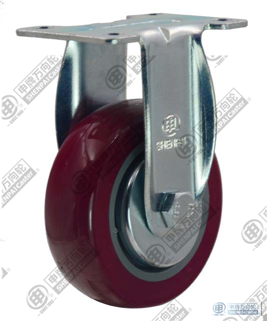 4\\" 聚氨酯刚性工业脚轮