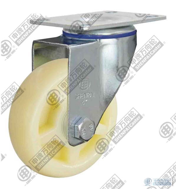 4\\" 白色 PP 万向脚轮