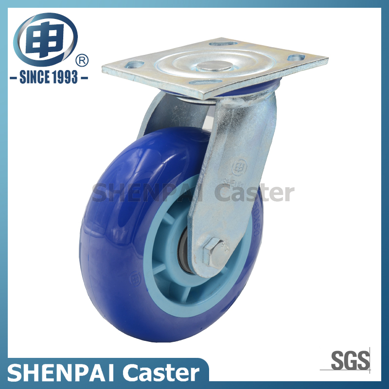 6\\" 重型超级聚氨酯旋转工业脚轮