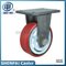 5"重型铁芯PU刚性工业脚轮（平）