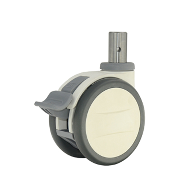 5\\" 医用脚轮 双轮抓握环杆万向脚轮